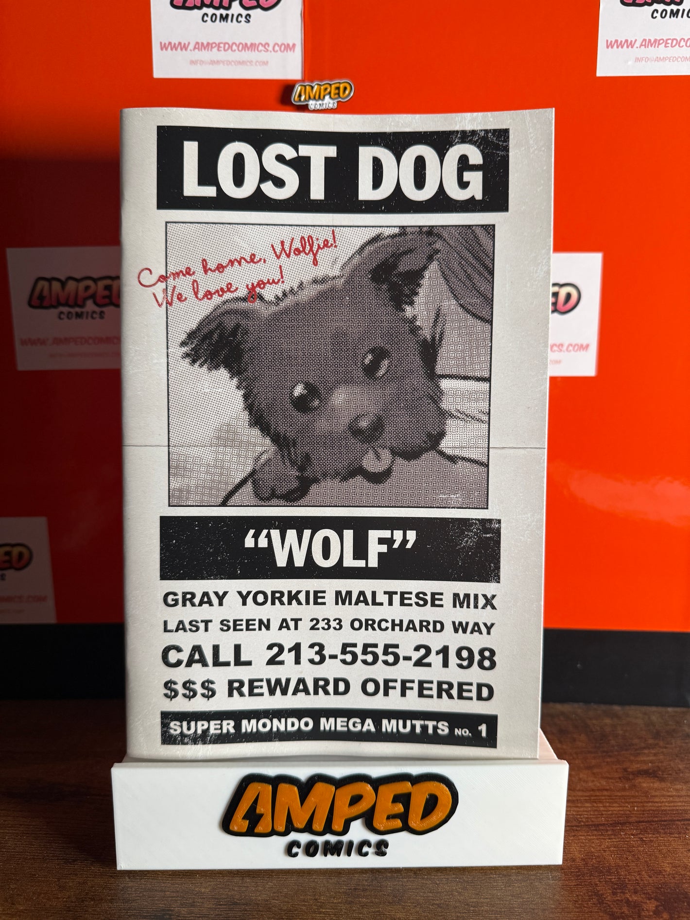 SUPER MONDO MEGA MUTTS #1 (OF 4) CVR G INC 1:10 JUAN GEDEON LOST DOG VARIANT