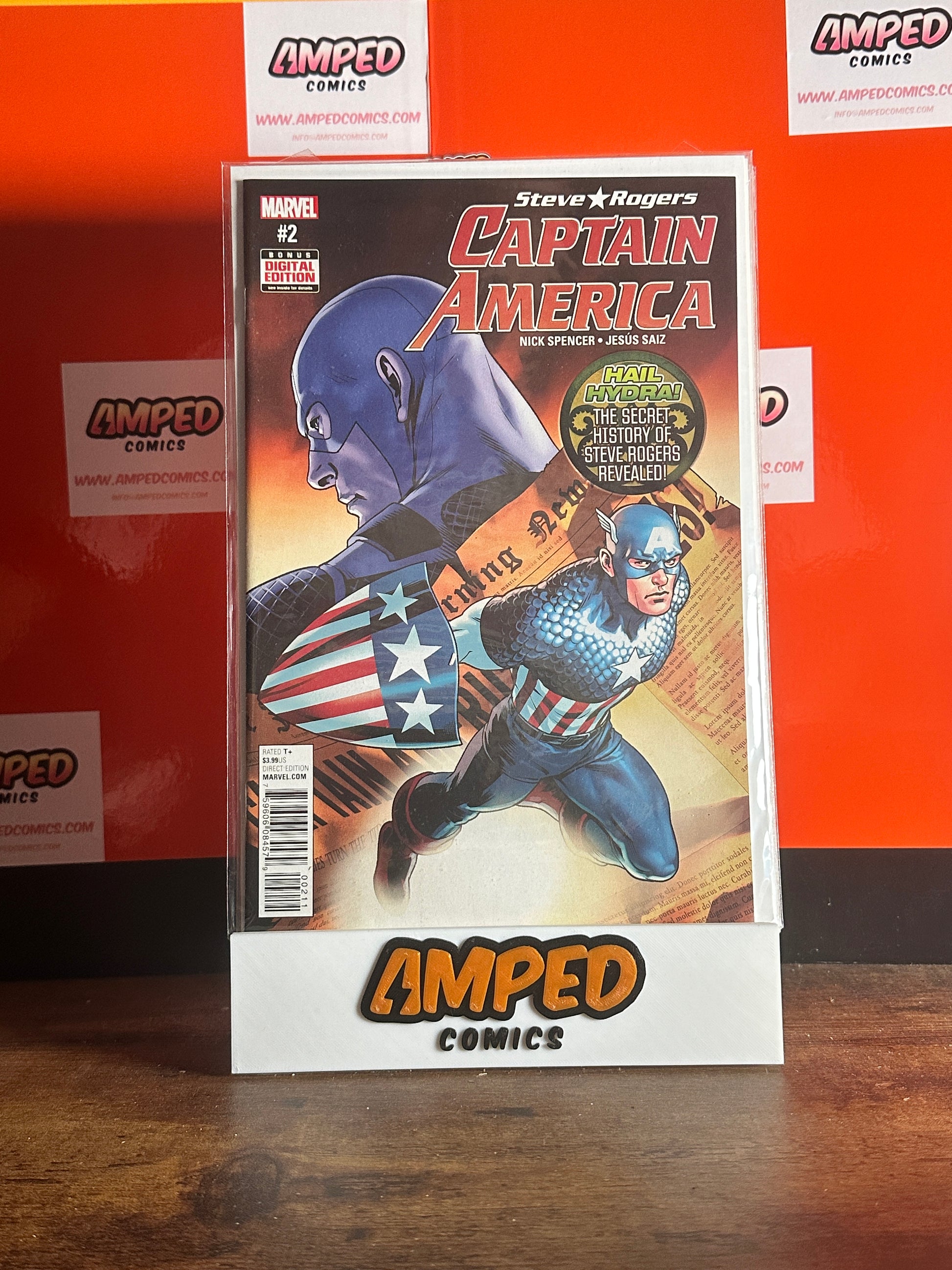 Steve Rogers: Captain America #2 Marvel Comics (2016) Spencer Saiz