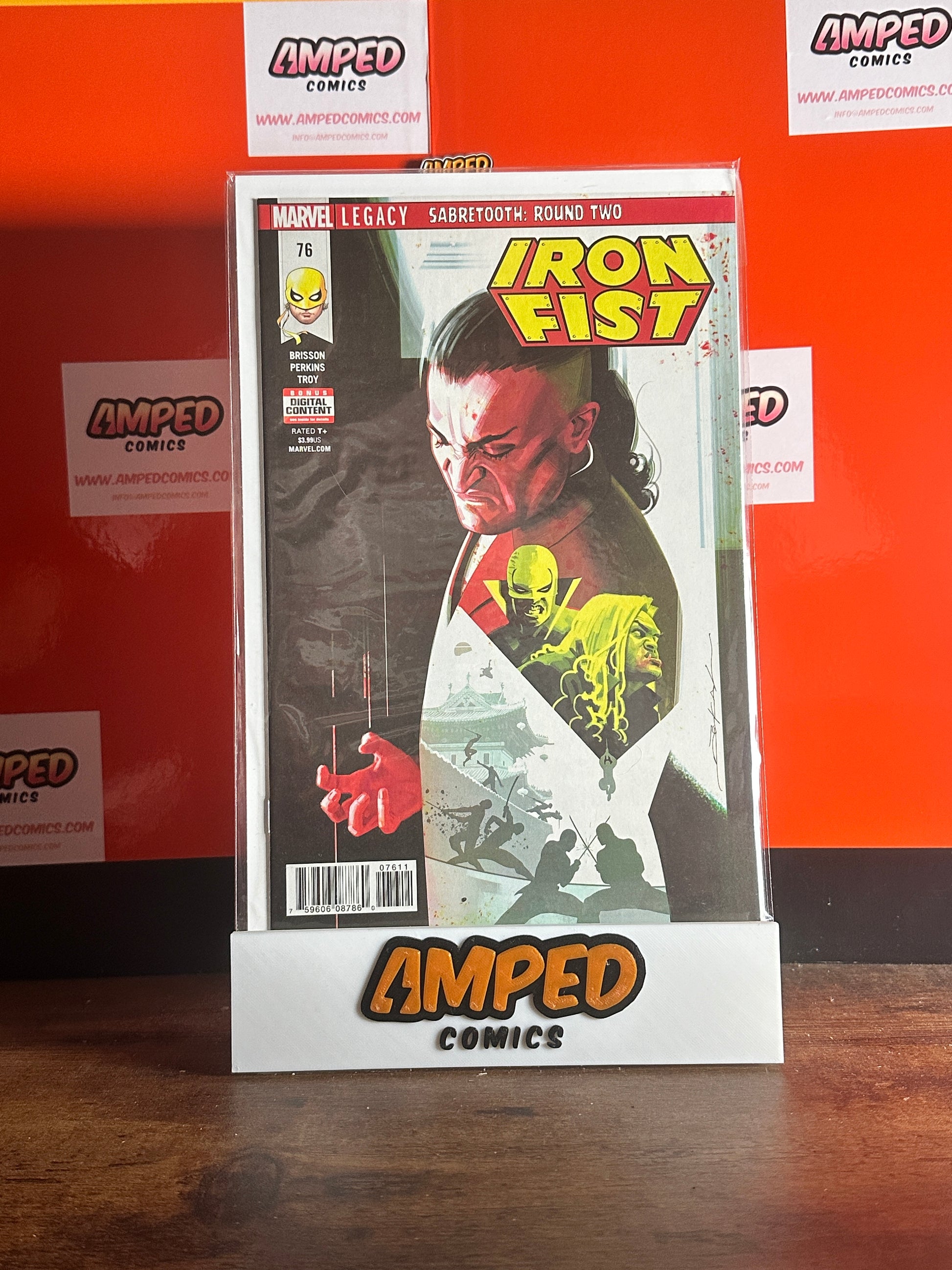 Iron Fist #76 Marvel Legacy Sabretooth: Round Two (Marvel Comics)