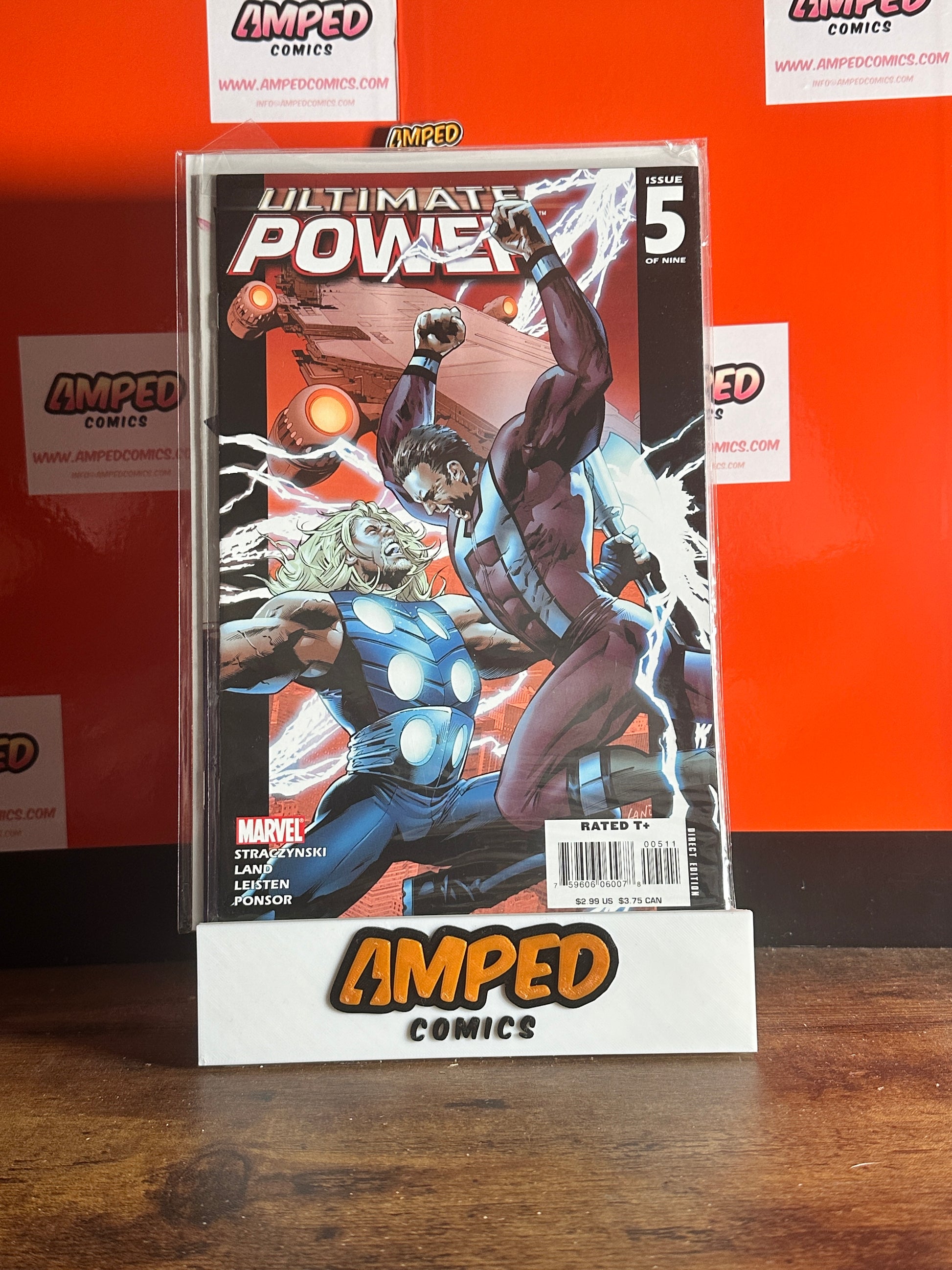 Ultimate Power #5 Marvel Comics (2007) Straczynski Land Leisten