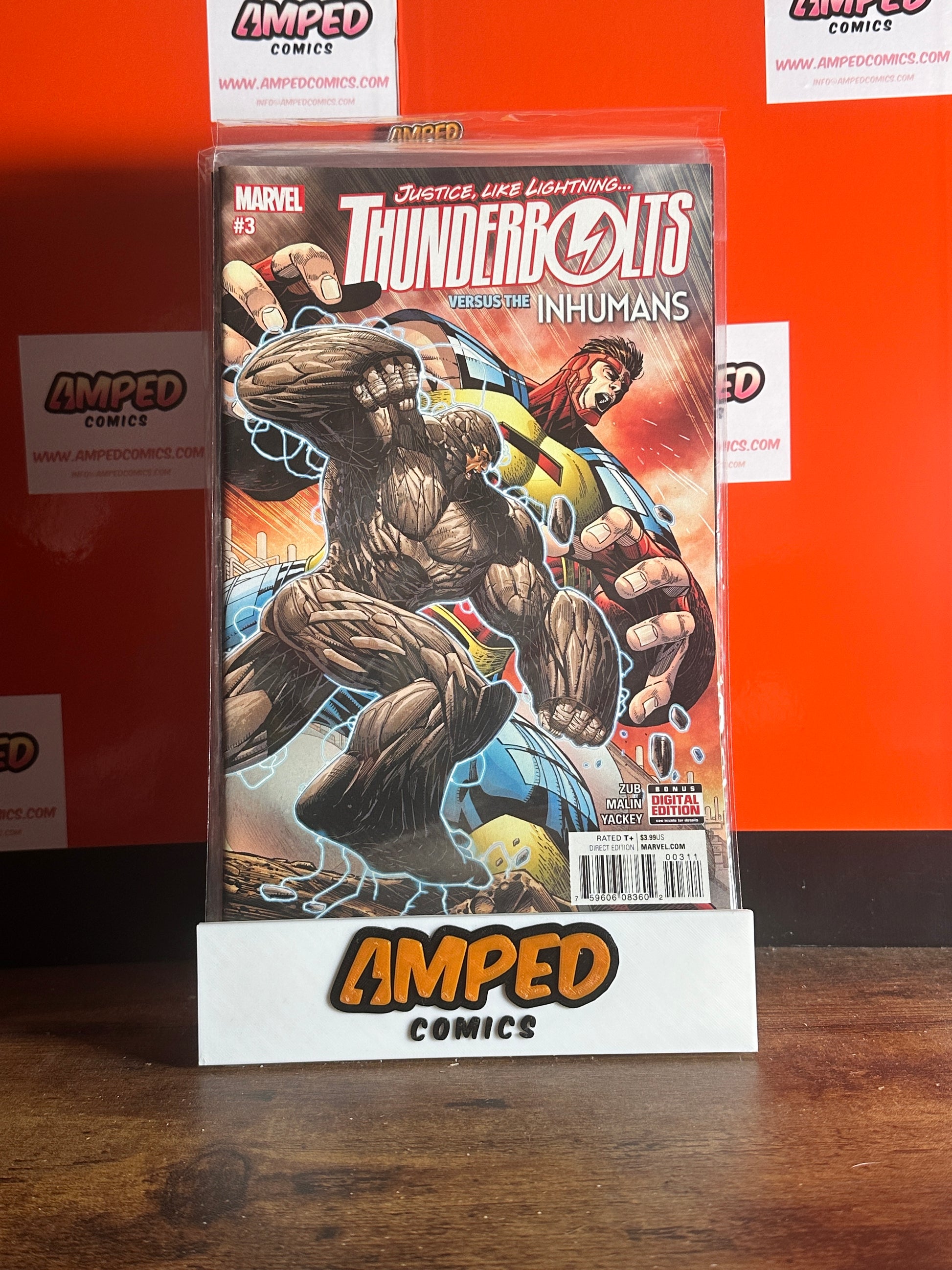Thunderbolts #3 Marvel Comics (Thunderbolts vs the Inhumans)