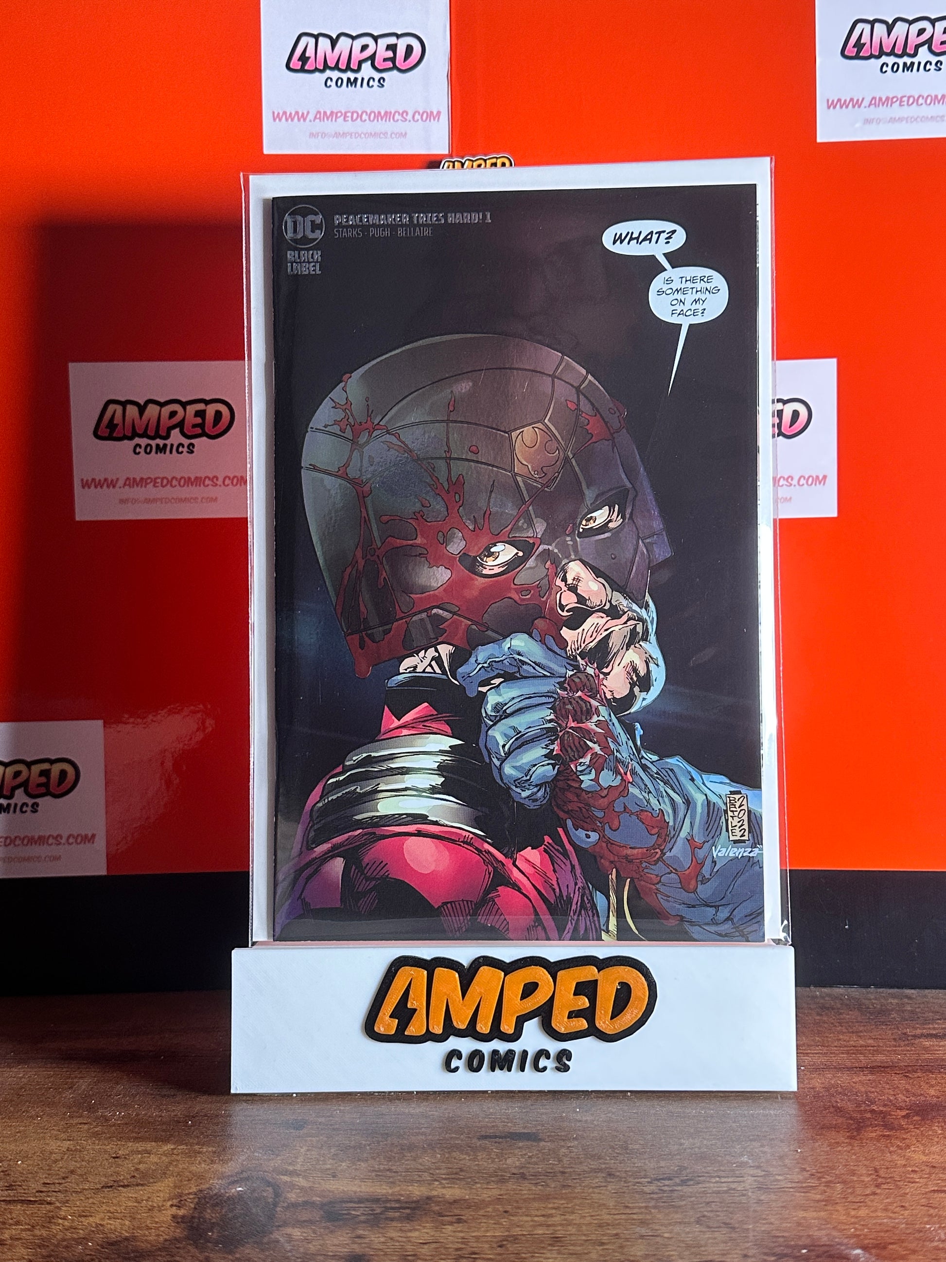 Peacemaker Tries Hard #1 F Embossed Foil Variant 🔥 DC Black Label