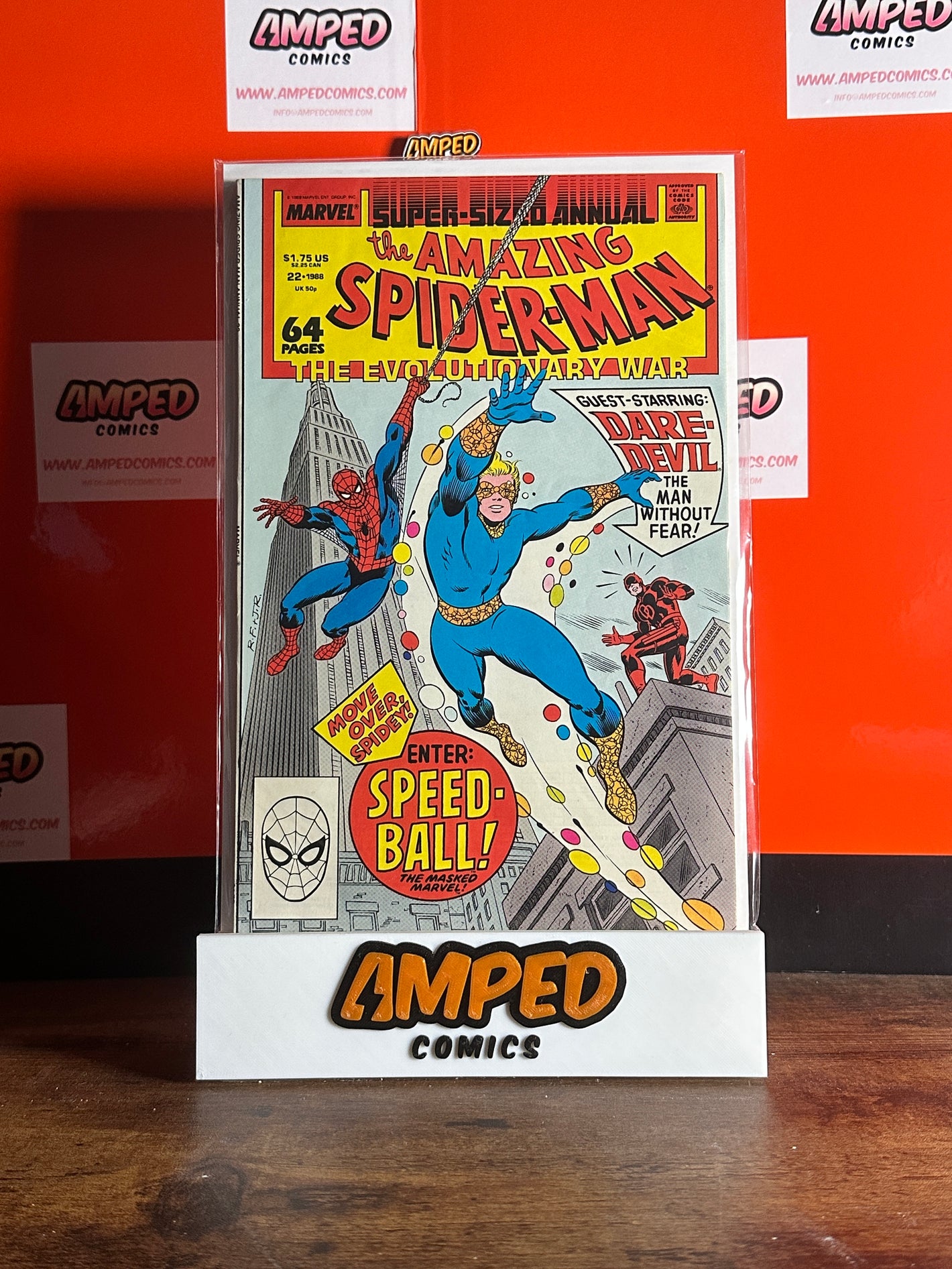 Amazing Spider-Man Annual #22 Marvel 1988 Daredevil Speedball