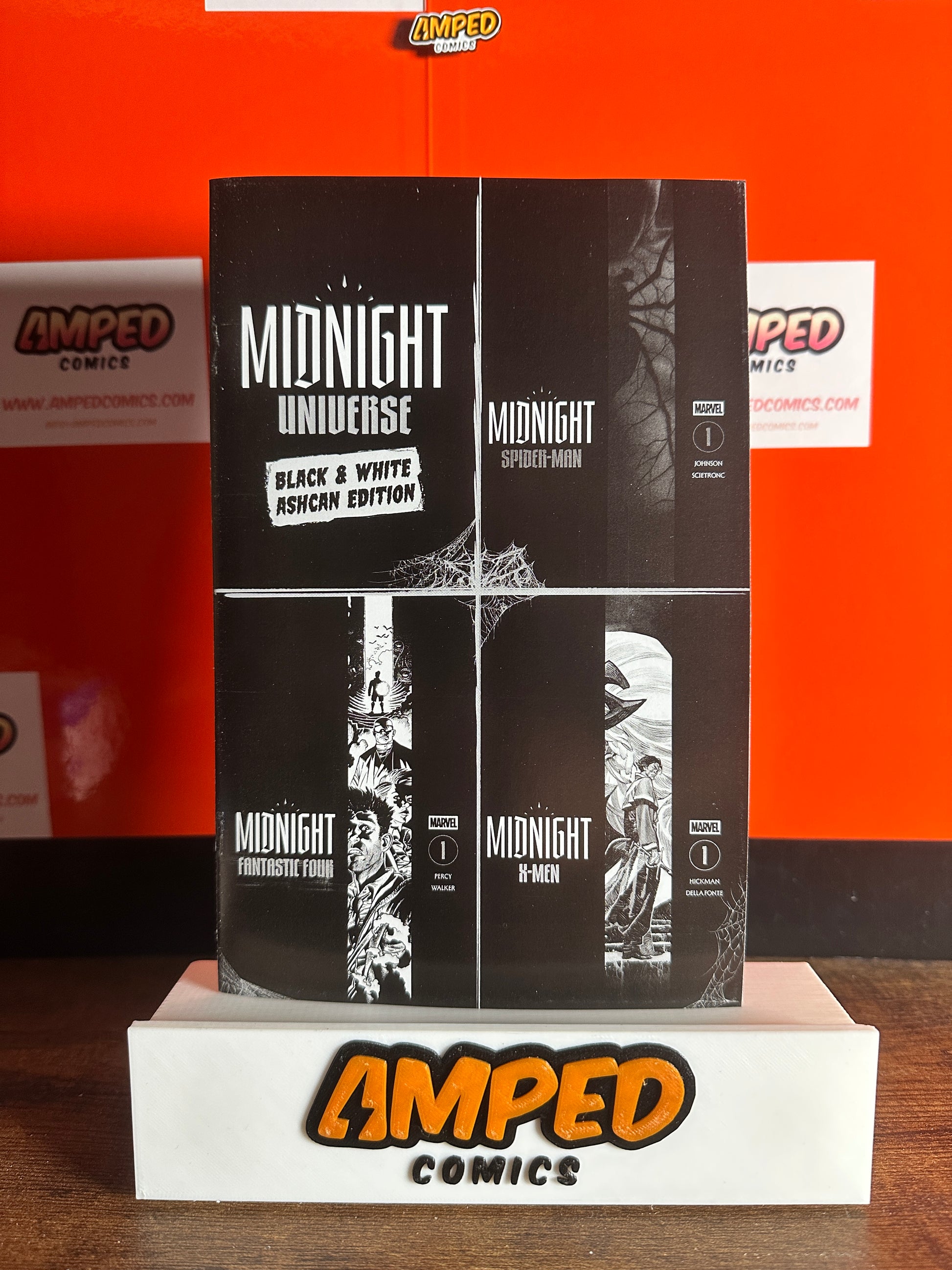 Midnight Universe Black & White Ashcan Edition X-MEN, FF, SPIDER-MAN