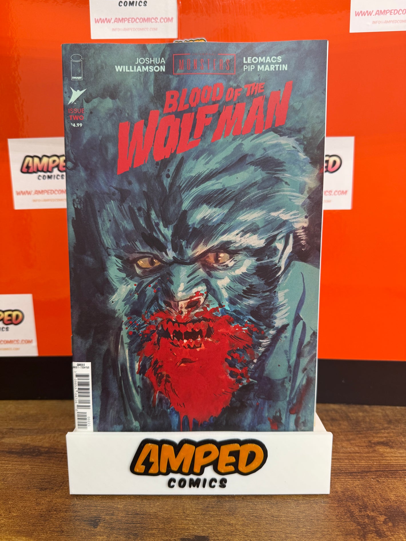 UNIVERSAL MONSTERS BLOOD OF THE WOLF MAN #2 JACOB PHILLIPS VARIANT