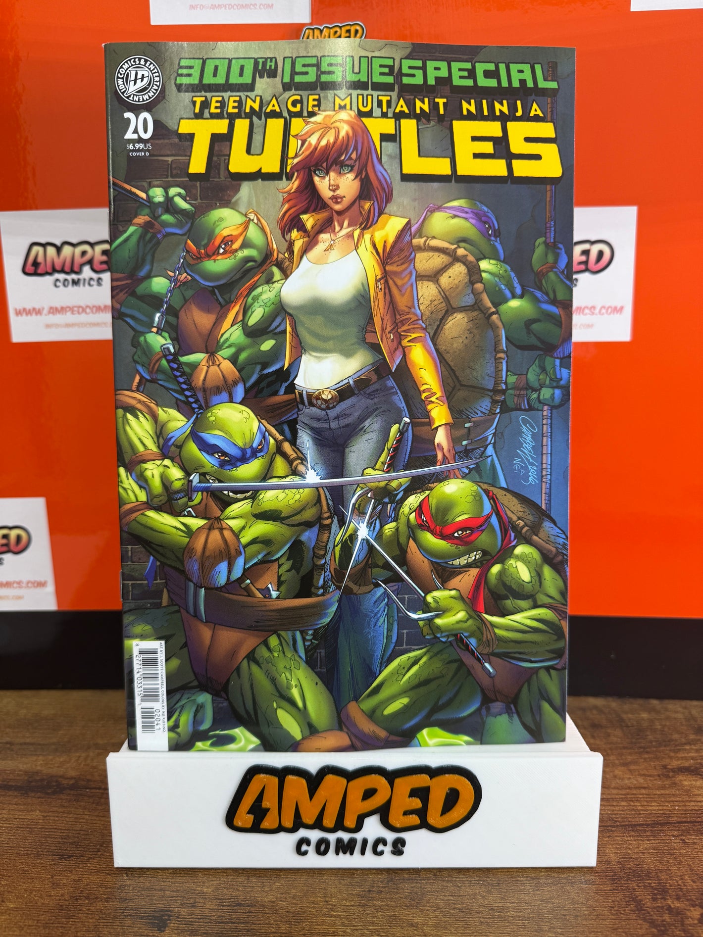 Teenage Mutant Ninja Turtles #20: 300th Issue Special Variant D (Campbell)