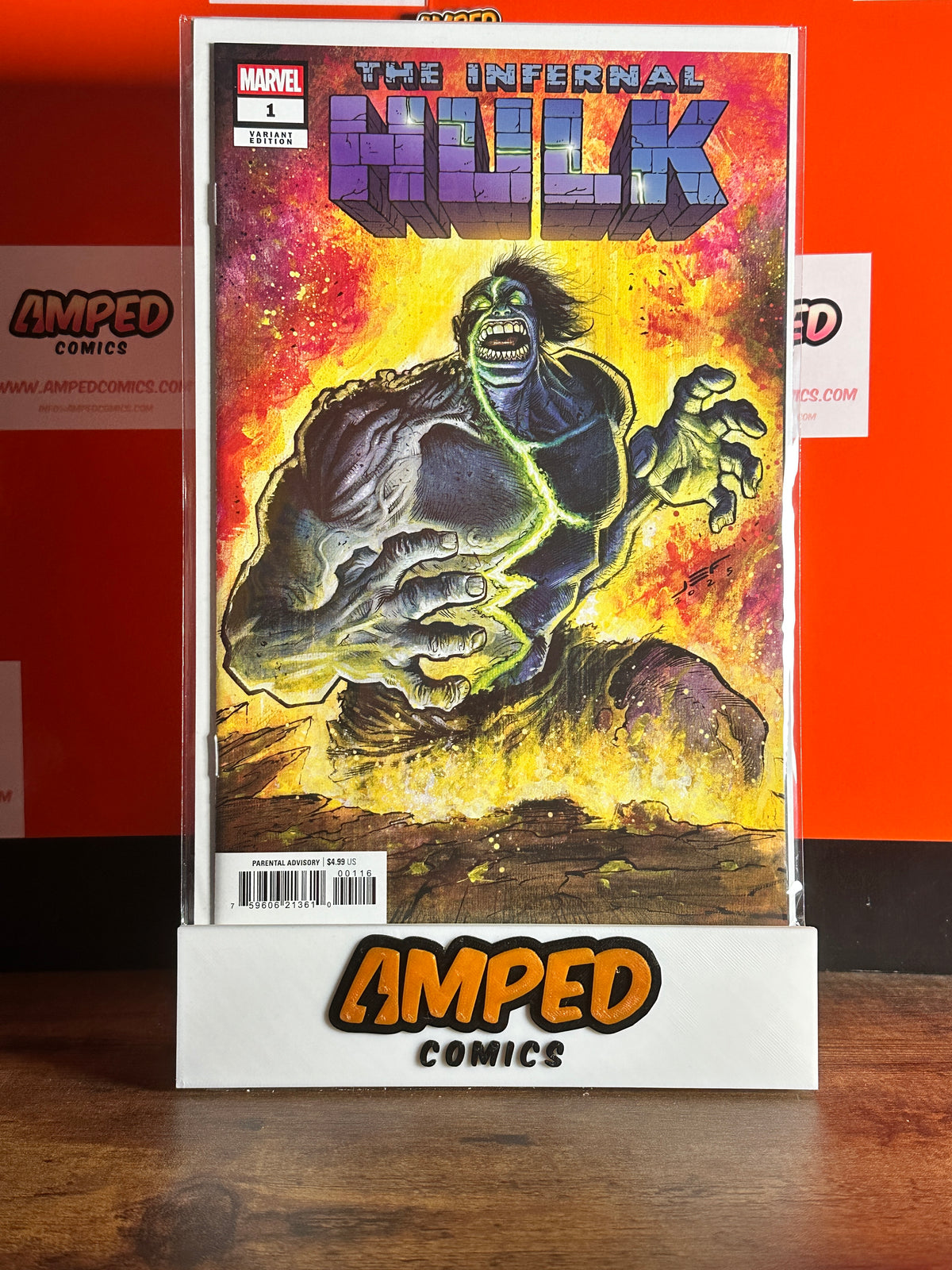 The Infernal Hulk #1 Juan Ferreyra 1:25 Retailer Incentive Variant Marvel