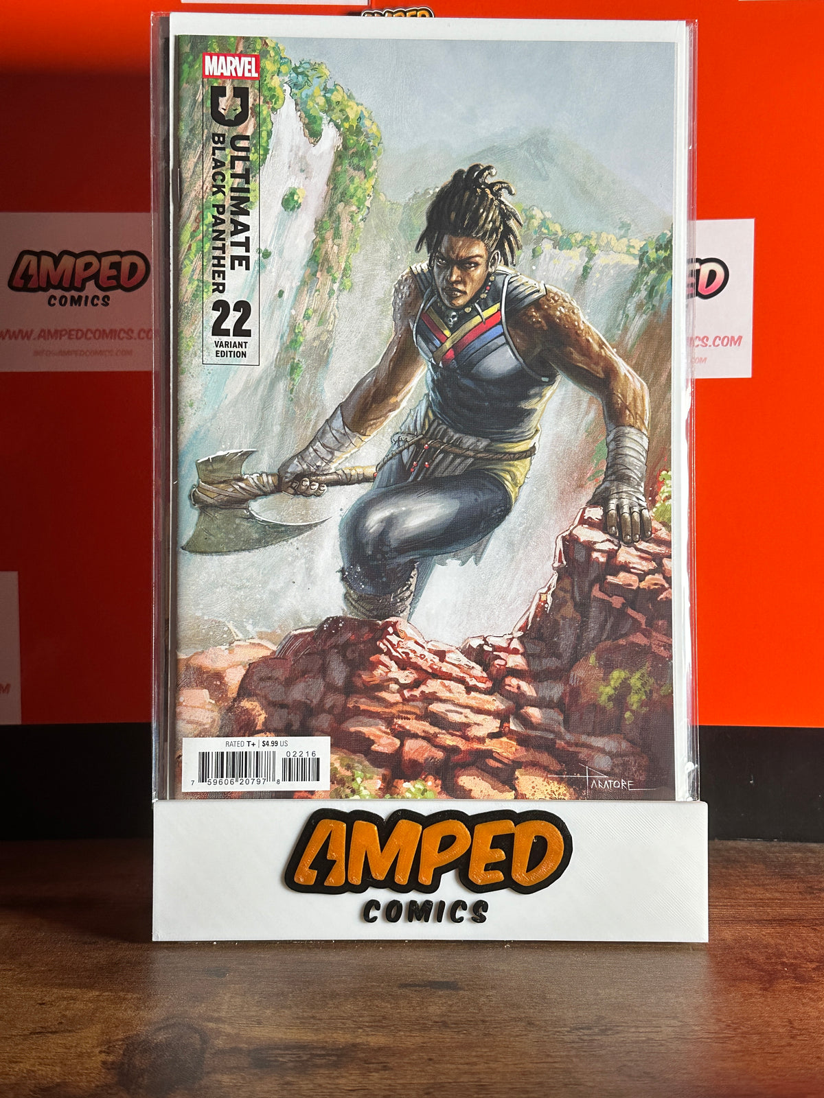 ULTIMATE BLACK PANTHER #22 1:25 DAVIDE PARATORE VARIANT