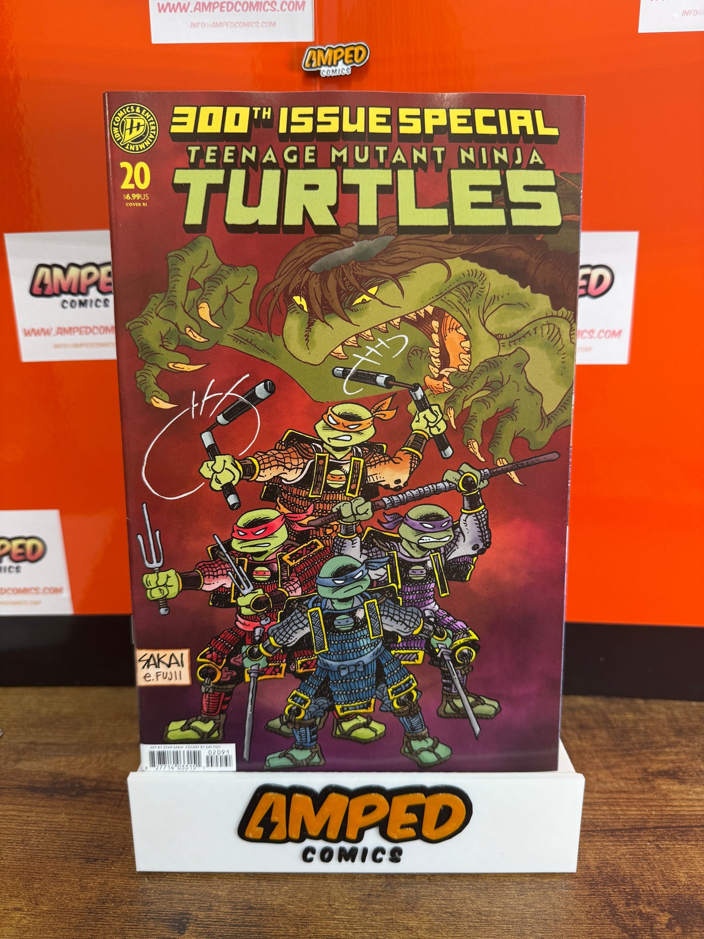 Teenage Mutant Ninja Turtles #20: 300th Issue Special 1:50 Variant Sakal