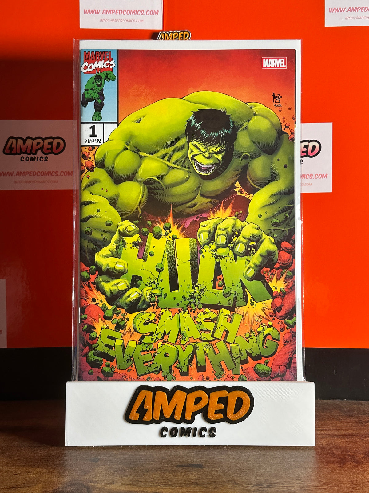Hulk: Smash Everything #1 1:25 Paulo Siqueira Variant Edition Marvel Comics