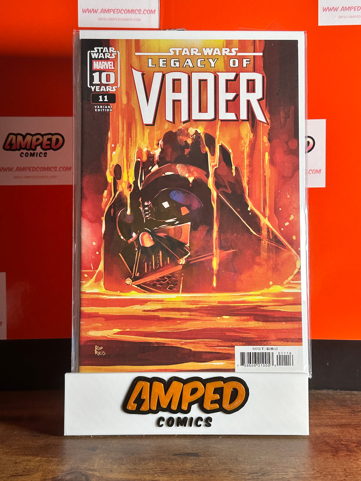 Star Wars Legacy of Vader 11 Rod Reis 1:25 Variant Edition - Marvel Comics