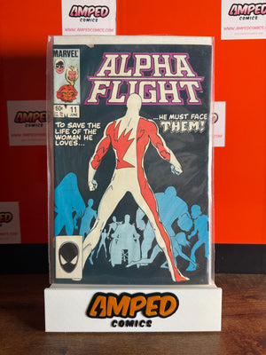 Alpha Flight #11 Marvel Comics June 1984 DIRECT TEAR ON TOP LEFT COVER