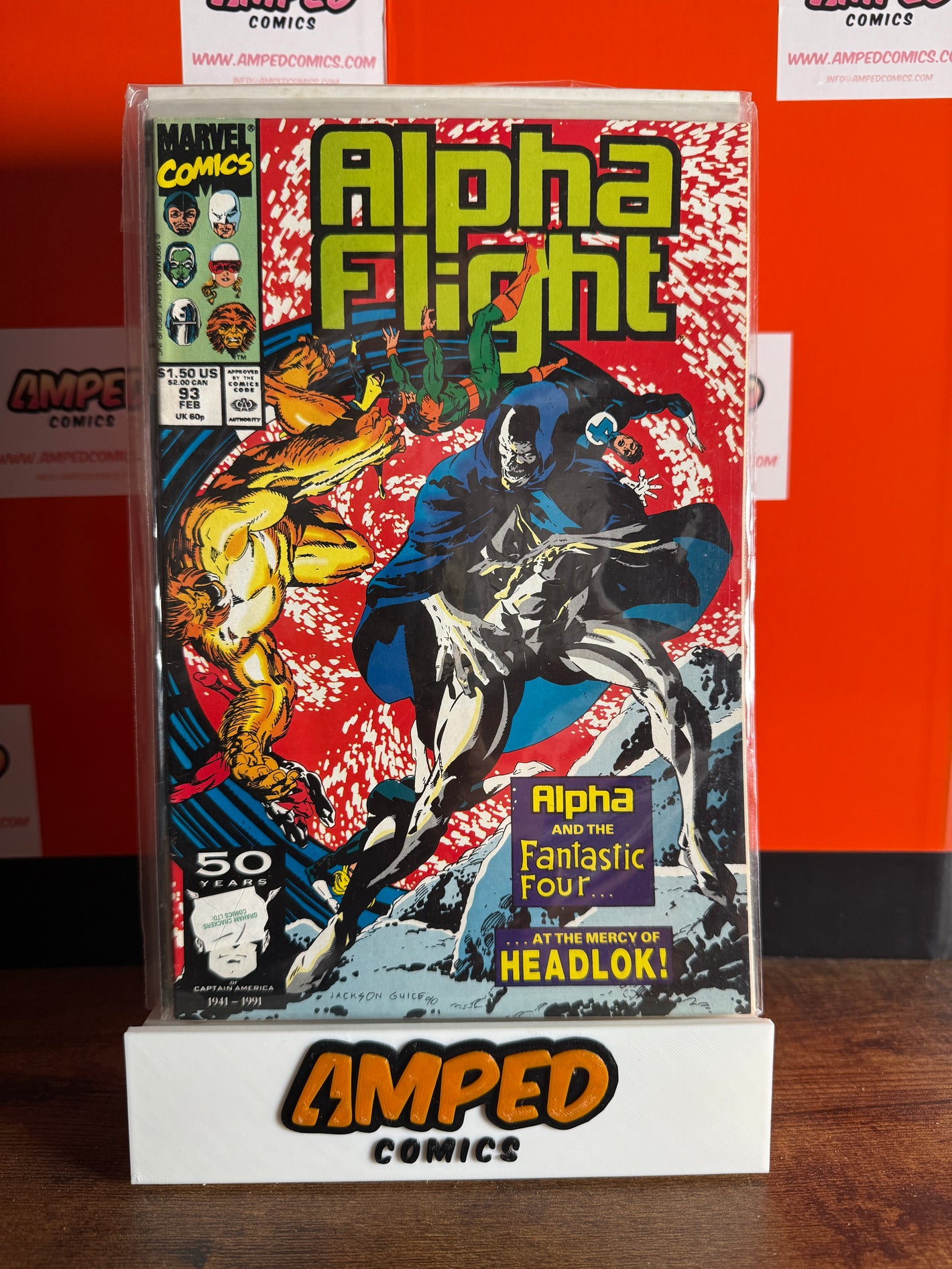 Alpha Flight #93 Marvel Comics Feb 1991 DIRECT
