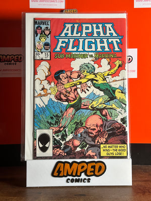 Alpha Flight #15 Marvel Comics Oct 1984 Sub-Mariner vs. Marrina