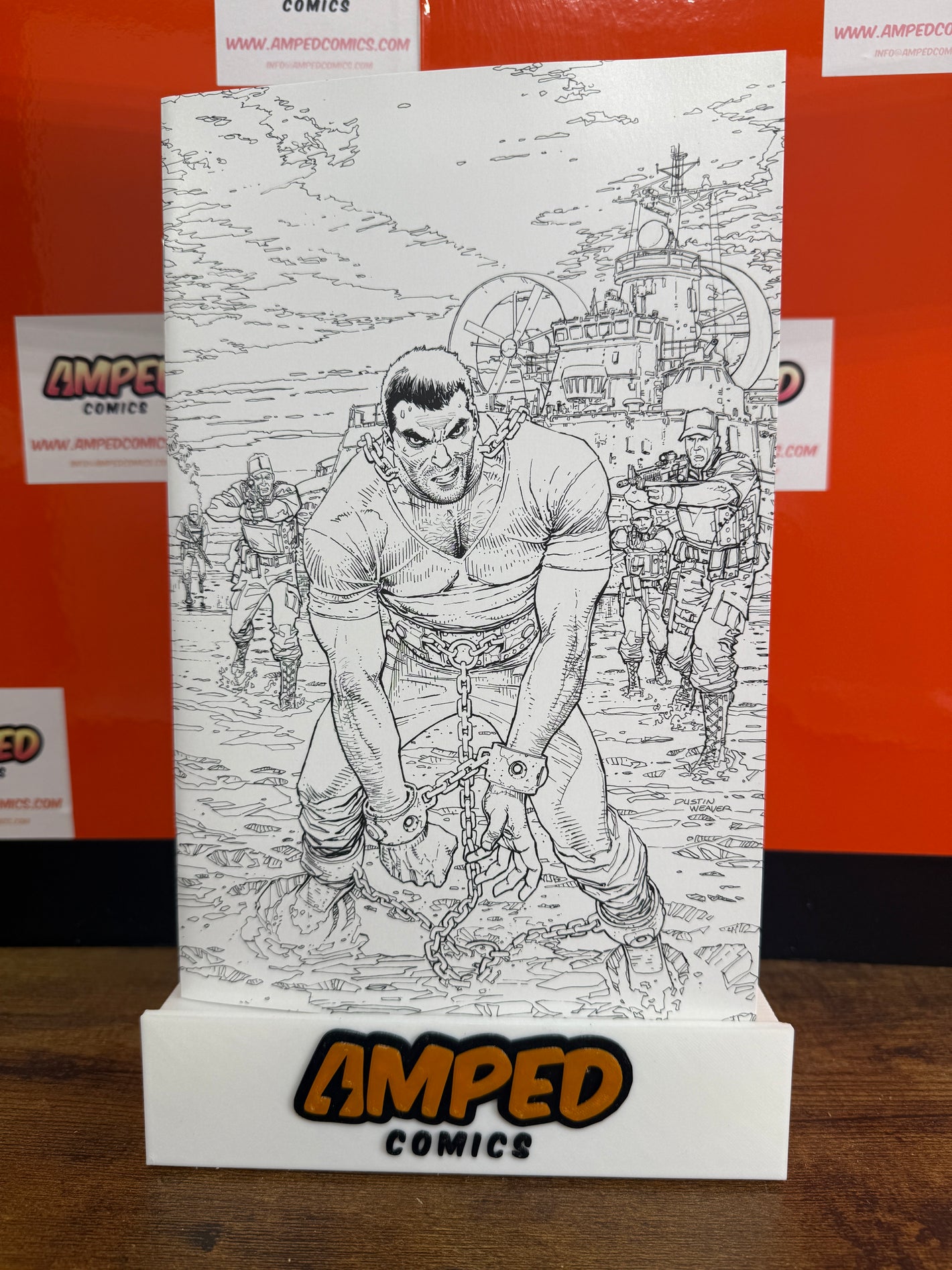 VARIANT FORT PSYCHO #1 CVR H INC 1:20 DUSTIN WEAVER B&W VARIANT