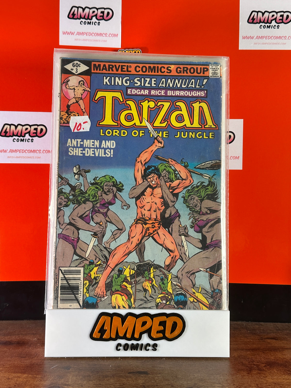 Tarzan Lord of the Jungle King-Size Annual #3 Marvel Comics LOW GRADE