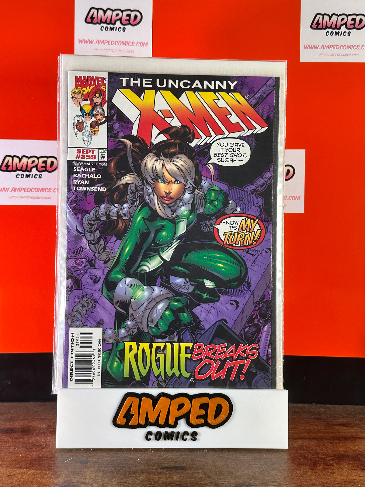 The Uncanny X-Men #359 Marvel Comics 1998 Rogue Breaks Out