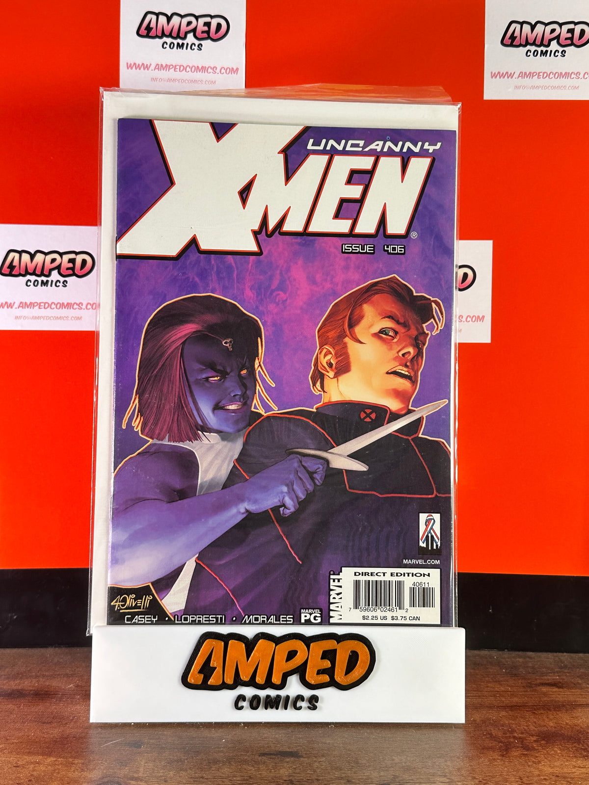 Uncanny X-Men #406 Marvel Comics Direct Edition