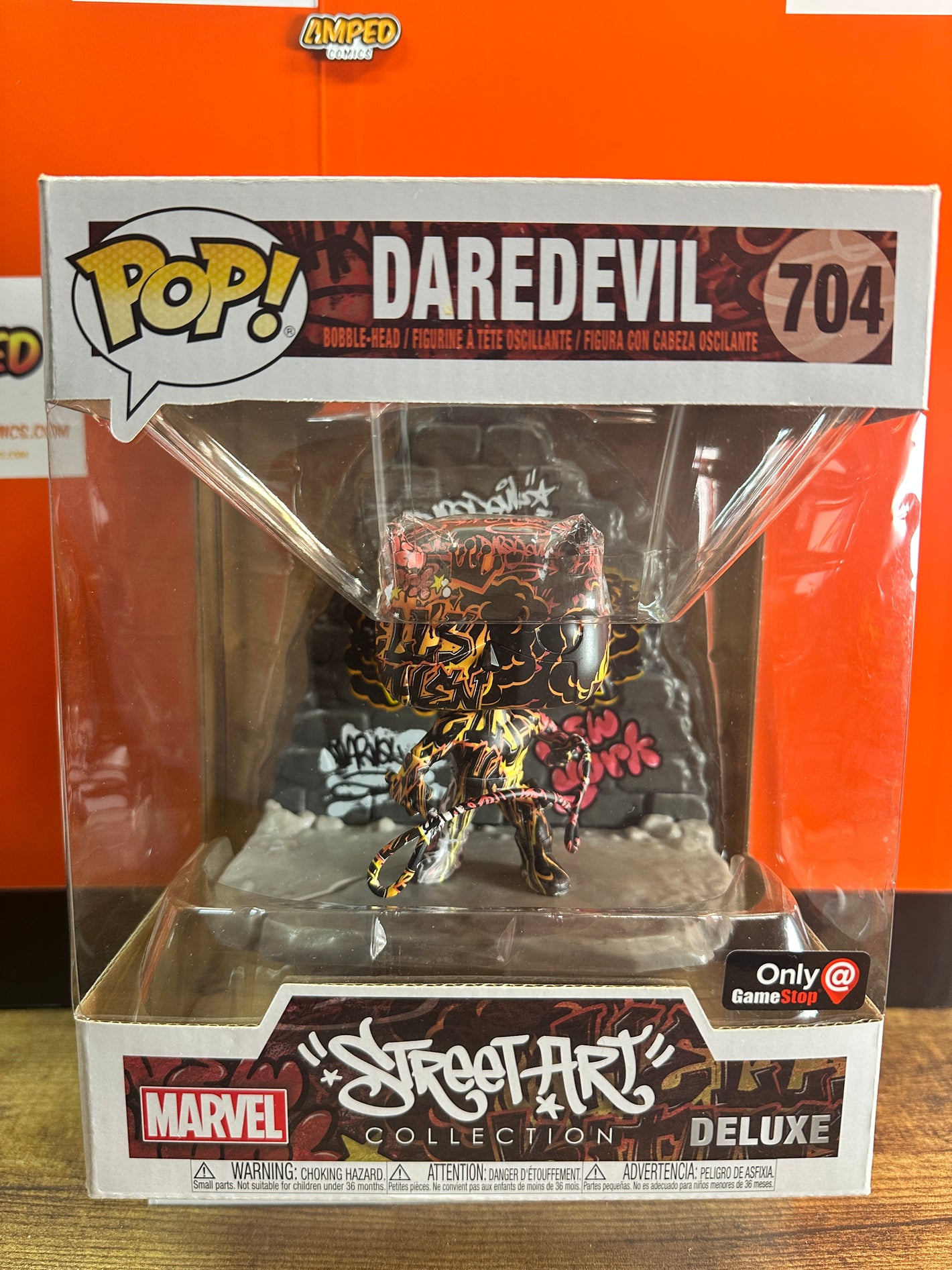 Funko Pop Daredevil 704 Street Art Collection Deluxe