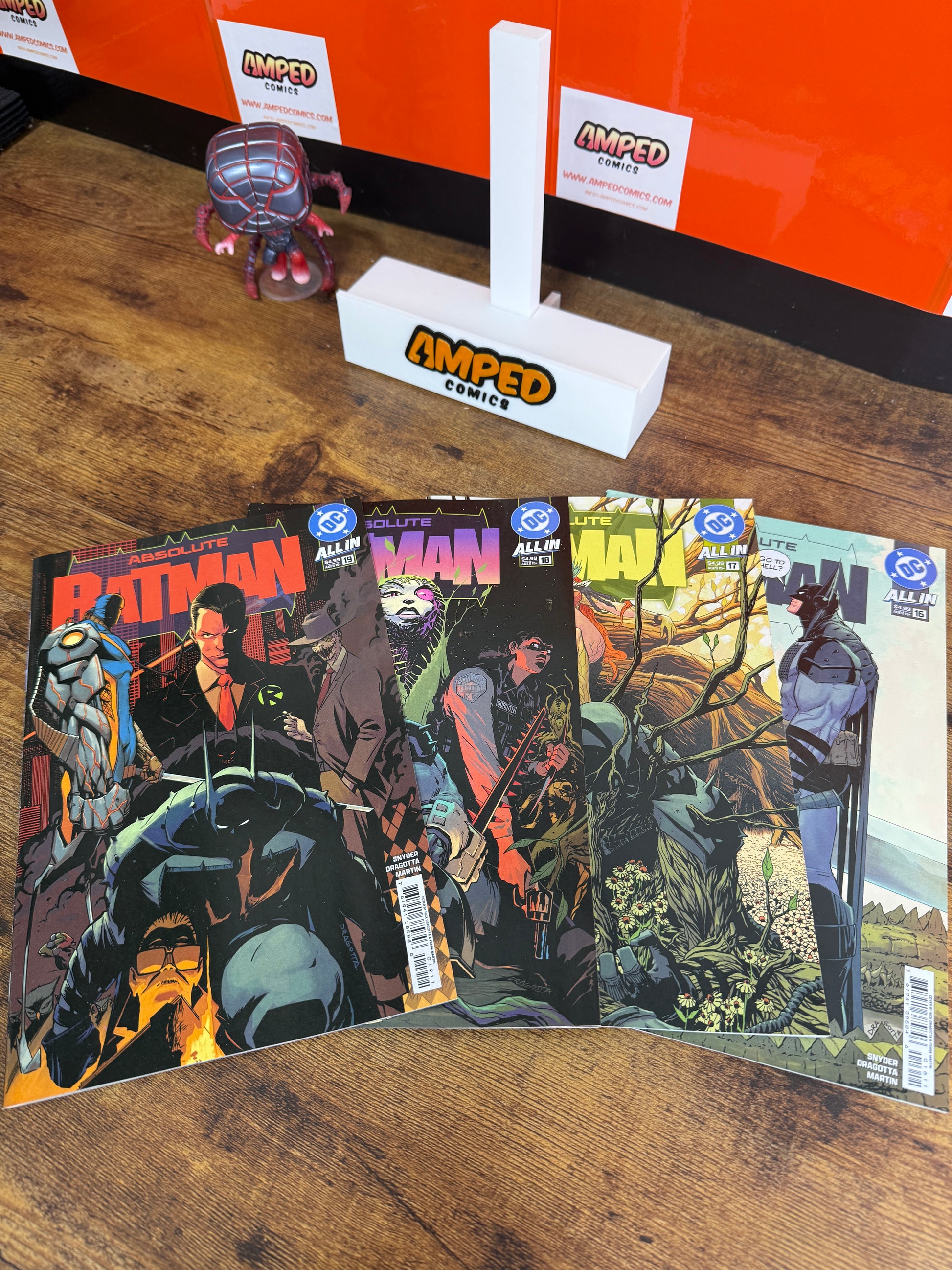 ABSOLUTE BATMAN #16-19 ALL FIRST PRINT NICK DRAGOTTA COVERS.  4 TOTAL BOOKS! 