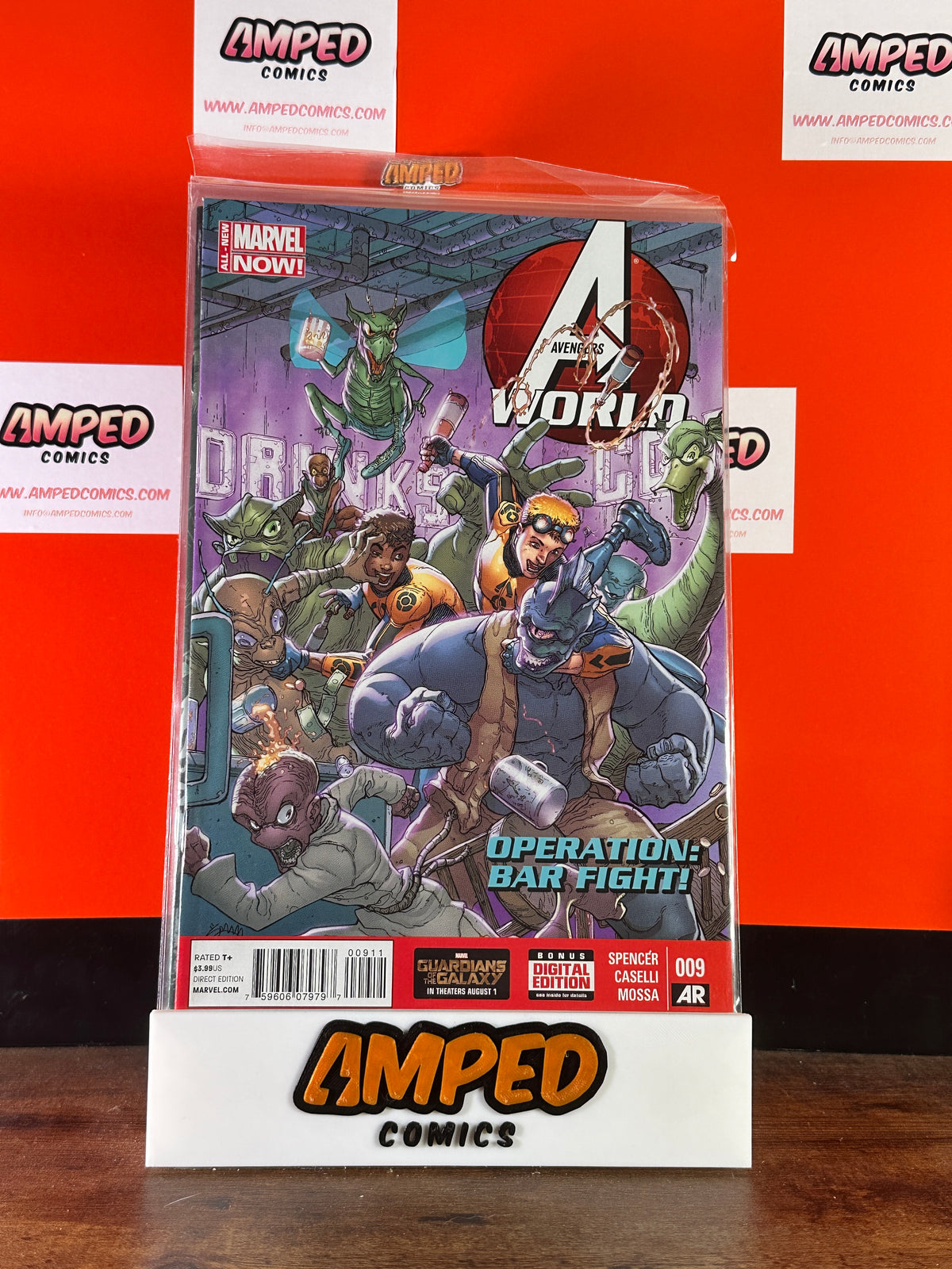 Avengers World #9 Marvel Comics (2014) Spencer Caselli Mossa