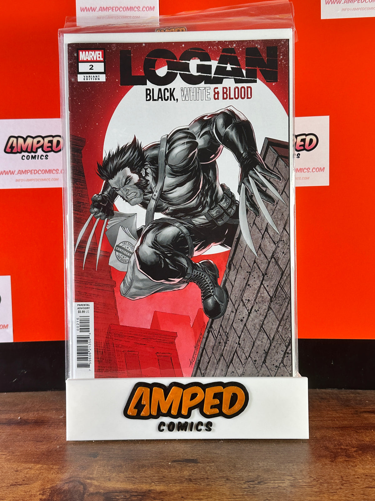 Logan: Black, White & Blood #2 (2026) Marvel Comics 1:25 Tyler Kirkham Variant