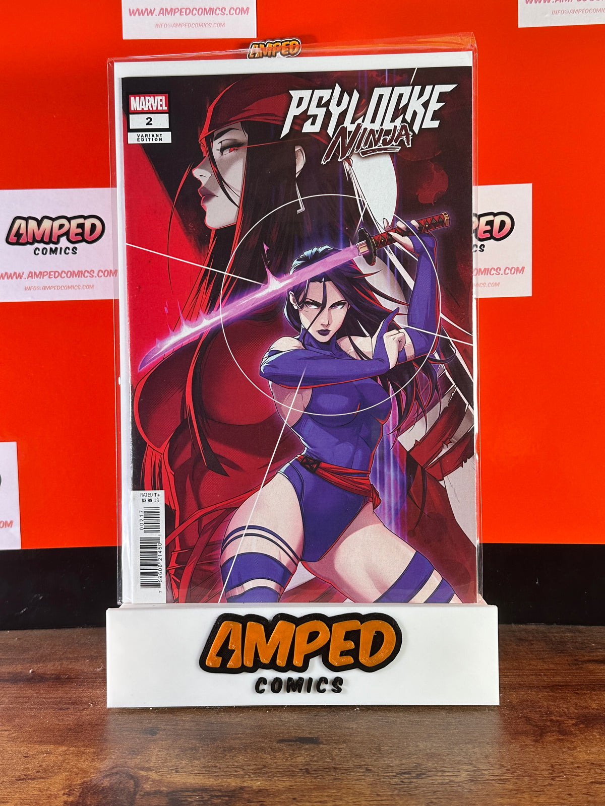Psylocke: Ninja #2 Jhony Caballero 1:25 Ratio Incentive Variant Marvel