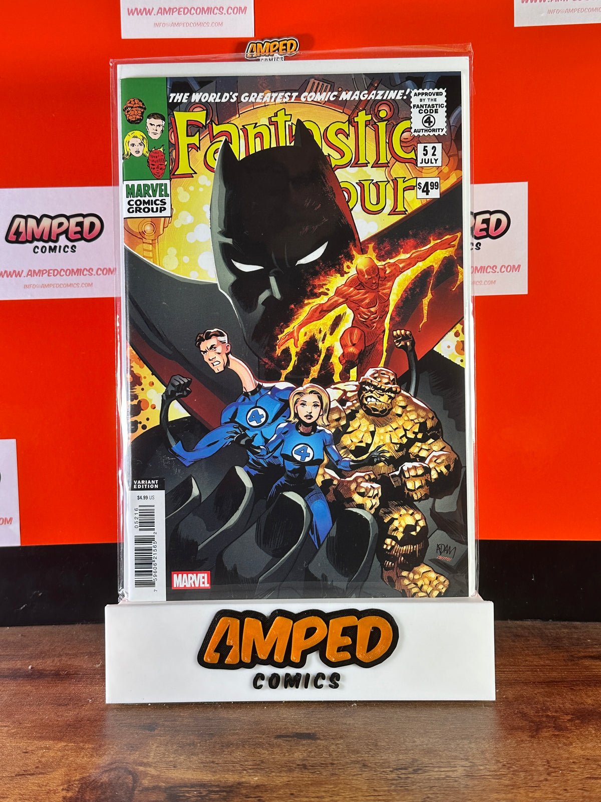 FANTASTIC FOUR #52 Facsimile 1:25 Adam Gorham Variant First Black Panther (2026)