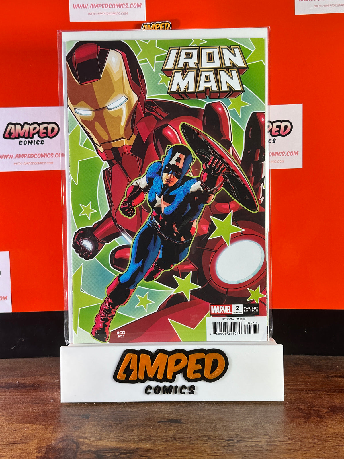 IRON MAN #2 - ACO RATIO VARIANT COVER - MARVEL COMICS/2026 