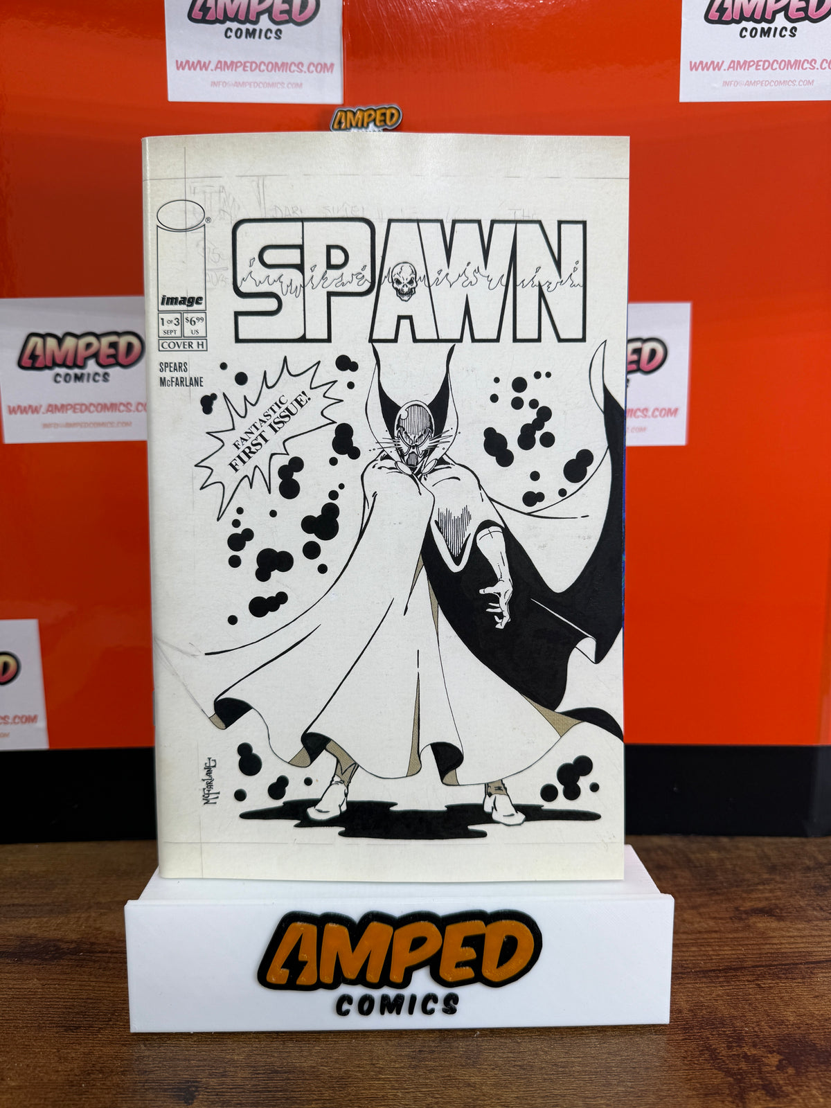 SPAWN 77 #1 CVR H INC 1:100 TODD MCFARLANE ORIGINAL 1977 VARIANT
