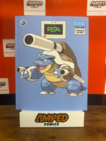 August 2026 PSA Magazine Pokemon - Blastoise w/ Sealed Naruto Promo Card