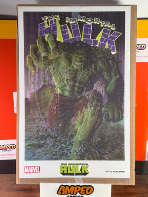 Marvel The Immortal Hulk Alex Ross Art Print 14.725” × 22.375” Marvel 2025