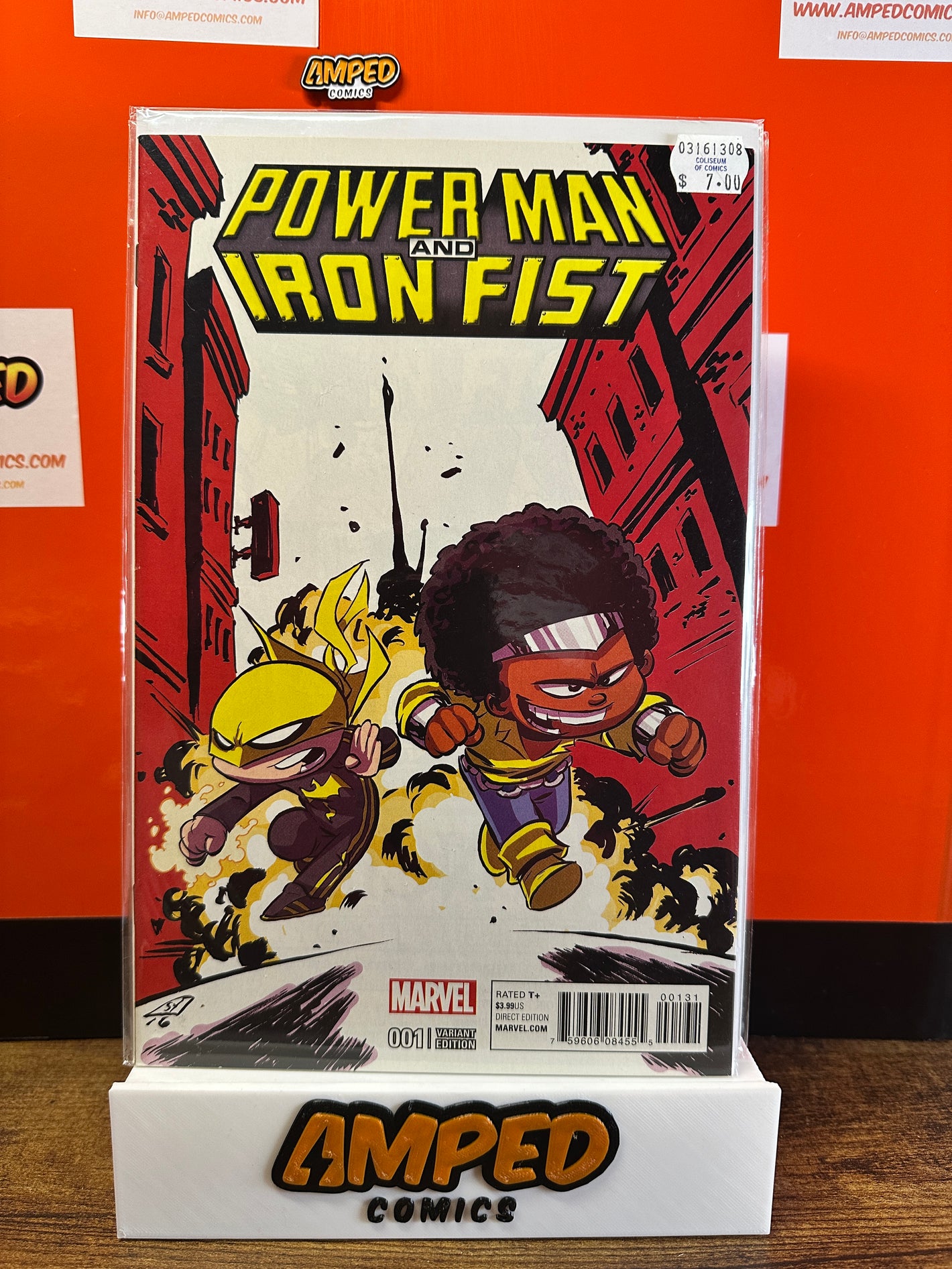 Power Man and Iron Fist #1 Marvel Comics Skottie Young Variant