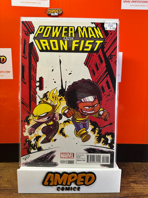 Power Man and Iron Fist #1 Marvel Comics Skottie Young Variant
