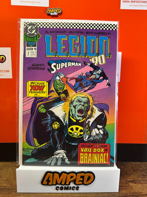 L.E.G.I.O.N. 90 Annual 1 DC Comics 1990 Superman Brainiac