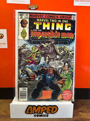 Marvel Two-In-One 60 The Thing Impossible Man (Feb 1980) Marvel Comics