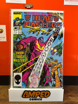 Transformers Headmasters 4 Marvel Comics 1988 Final Issue