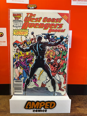 West Coast Avengers Annual 1 Marvel 1986 Black Panther Cover NEWSSTAND