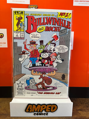Bullwinkle and Rocky 1 Star Comics Marvel 1987