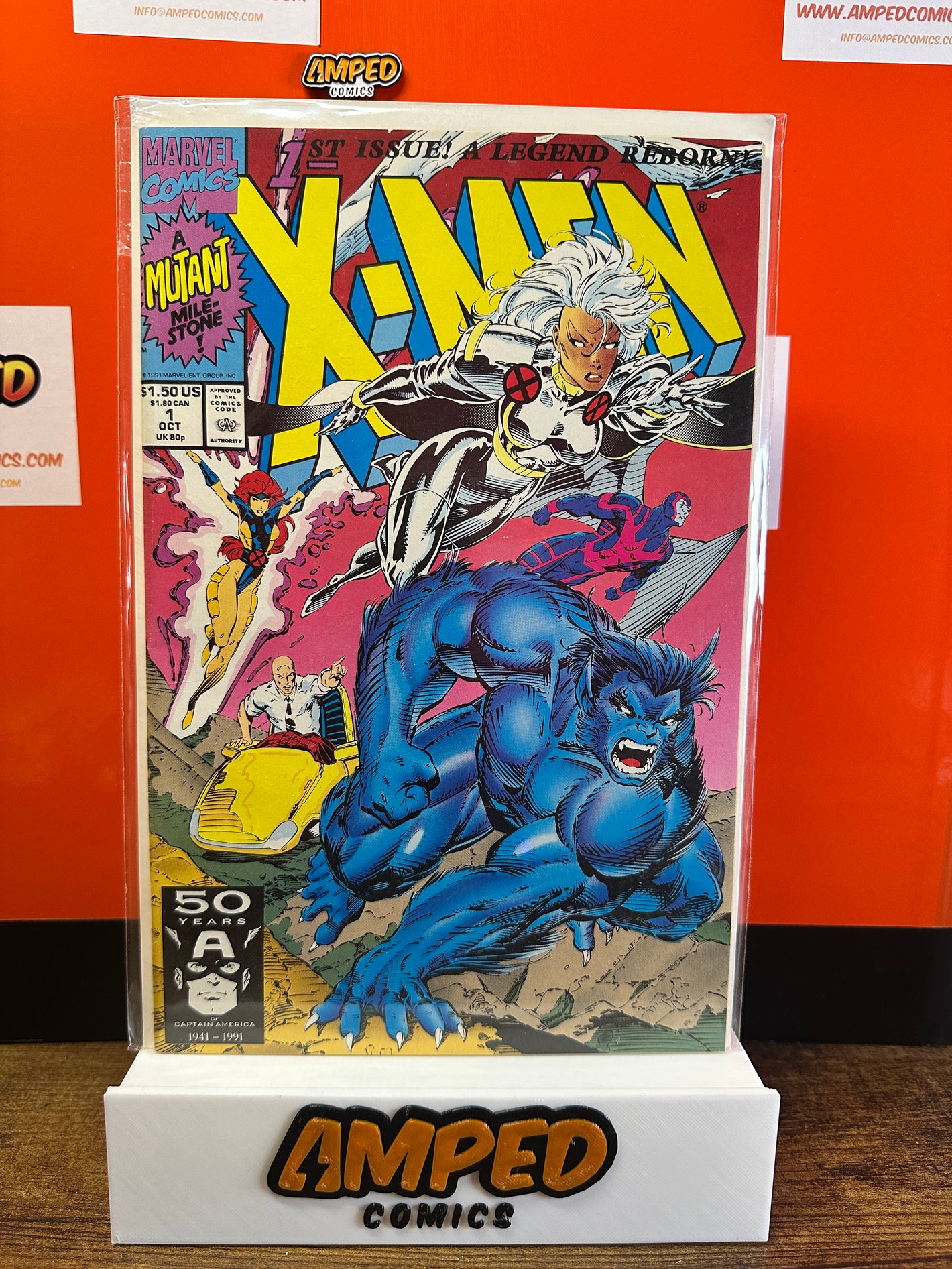 X-Men 1 Marvel Comics Oct 1991 1st Issue A Legend Reborn🔑