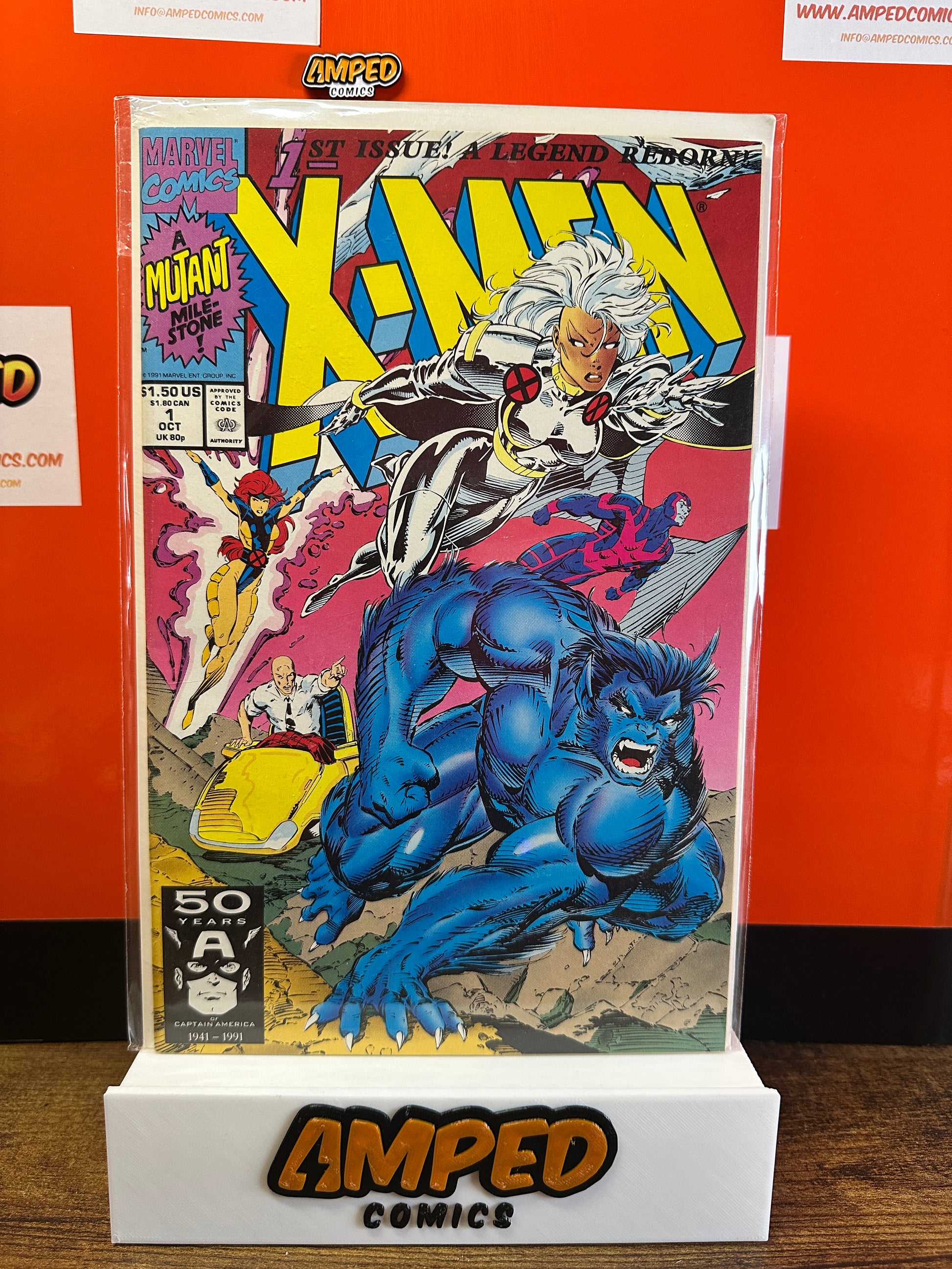 X-Men 1 Marvel Comics Oct 1991 1st Issue A Legend Reborn🔑