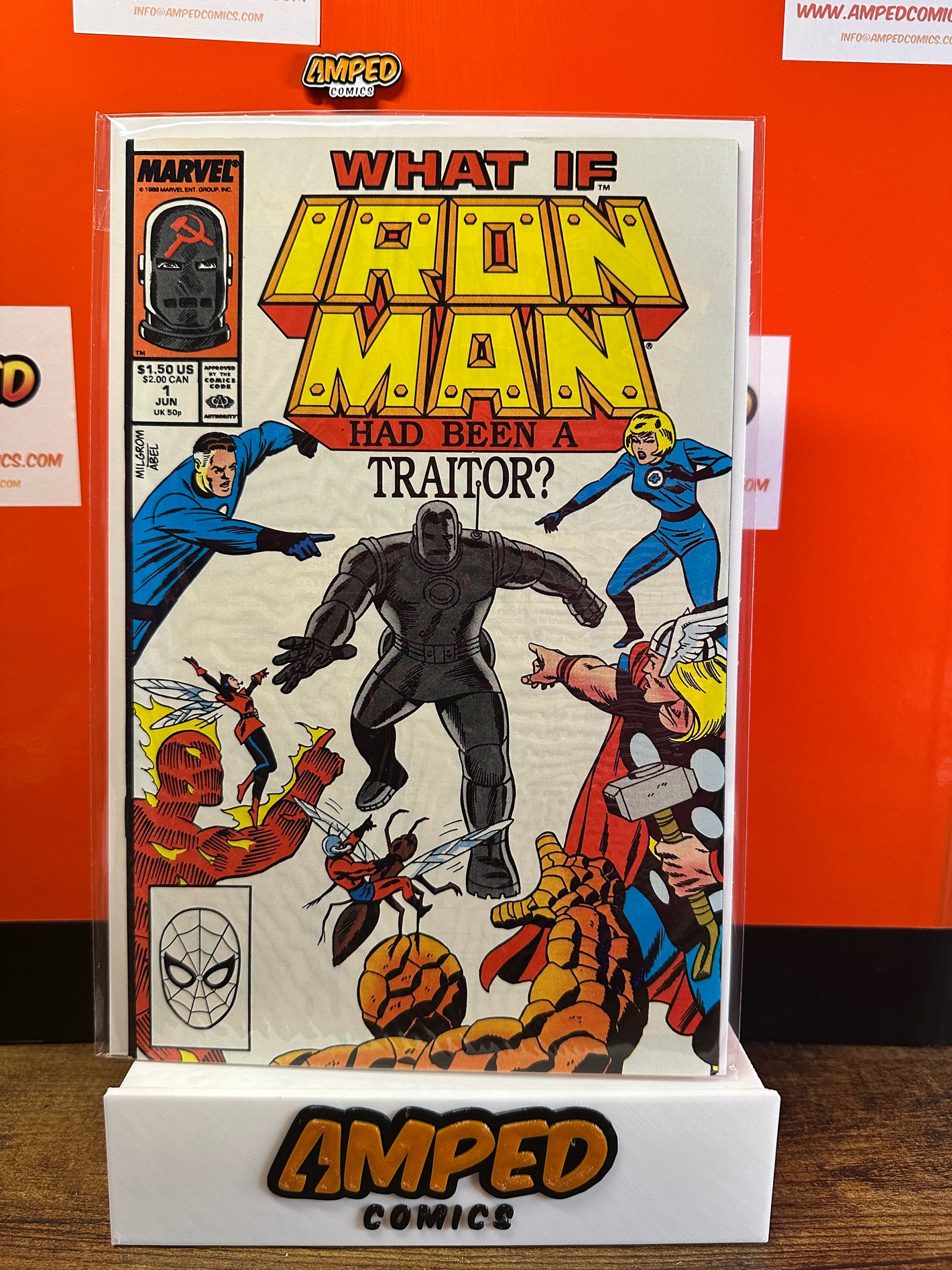 What If Special #1 Iron Man Traitor (1988) Marvel Comics
