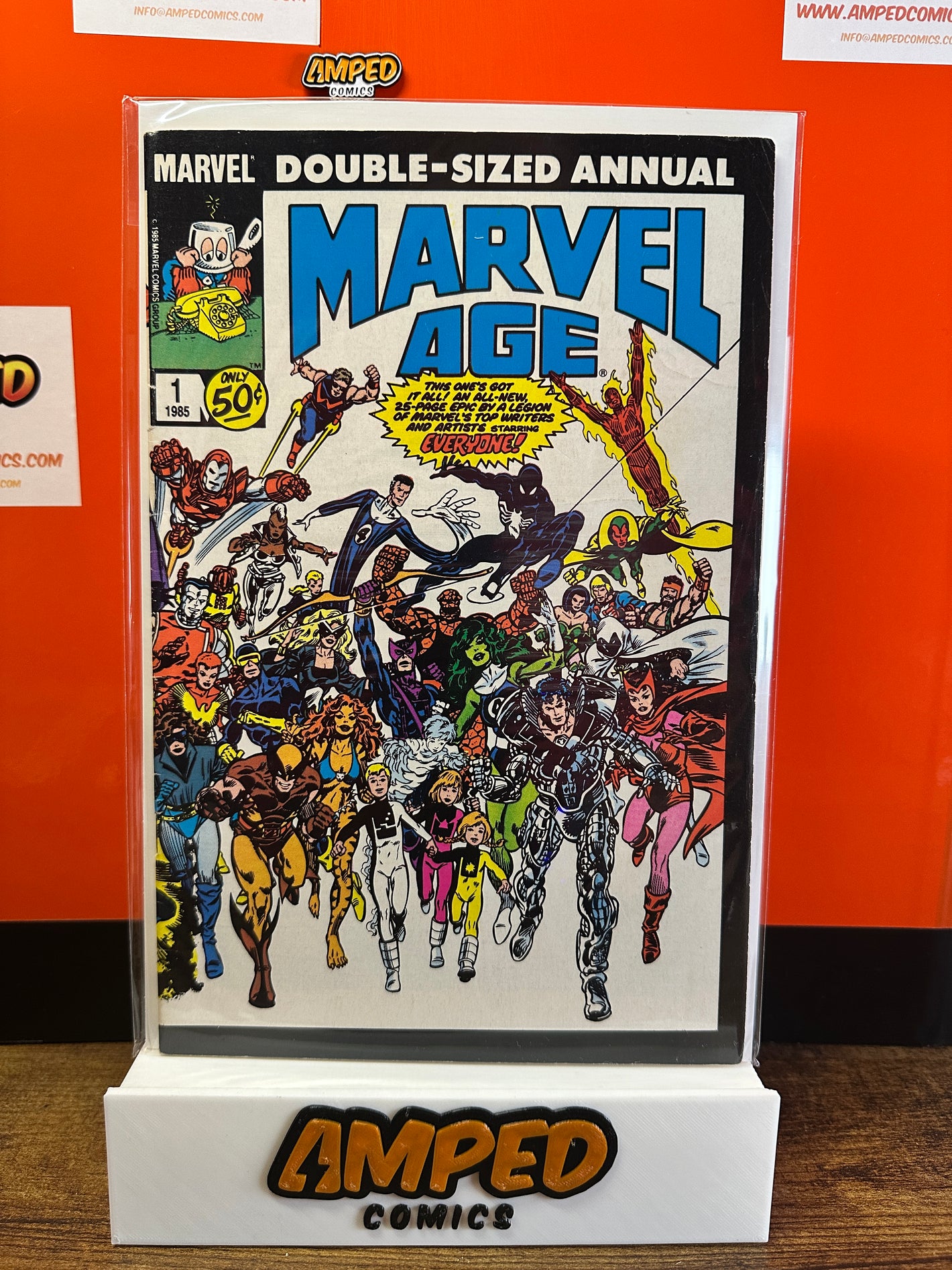 Marvel Age Annual 1 (1985) Double-Sized - Marvel Comics