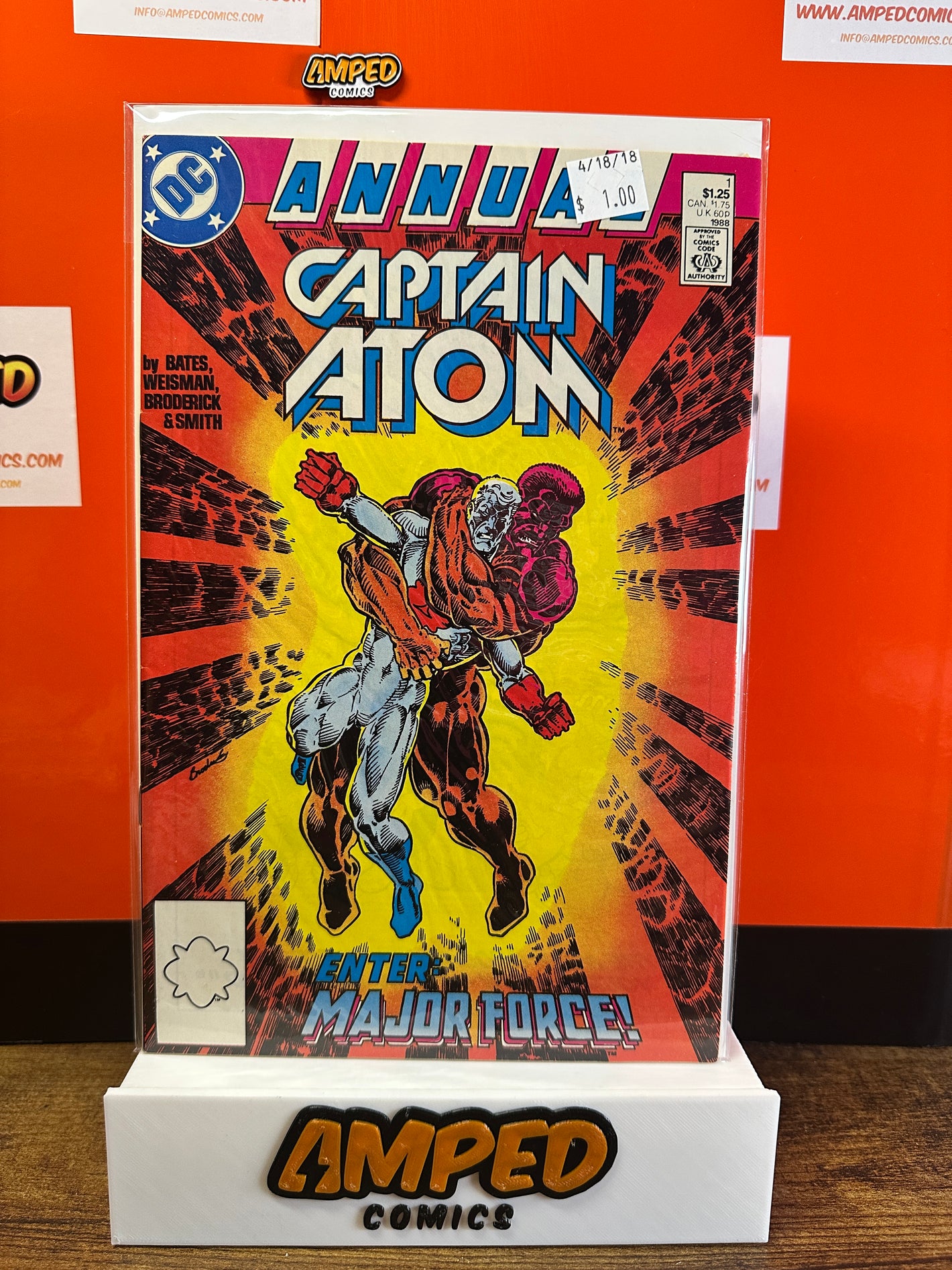 Captain Atom Annual 1 (1988) DC Comics - Enter Major Force
