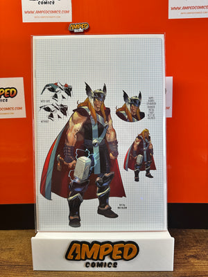 THOR #3 3rd PRINT VIRGIN DESIGN VARIANT NIC KLEIN VIRGIN Black Winter / Cates