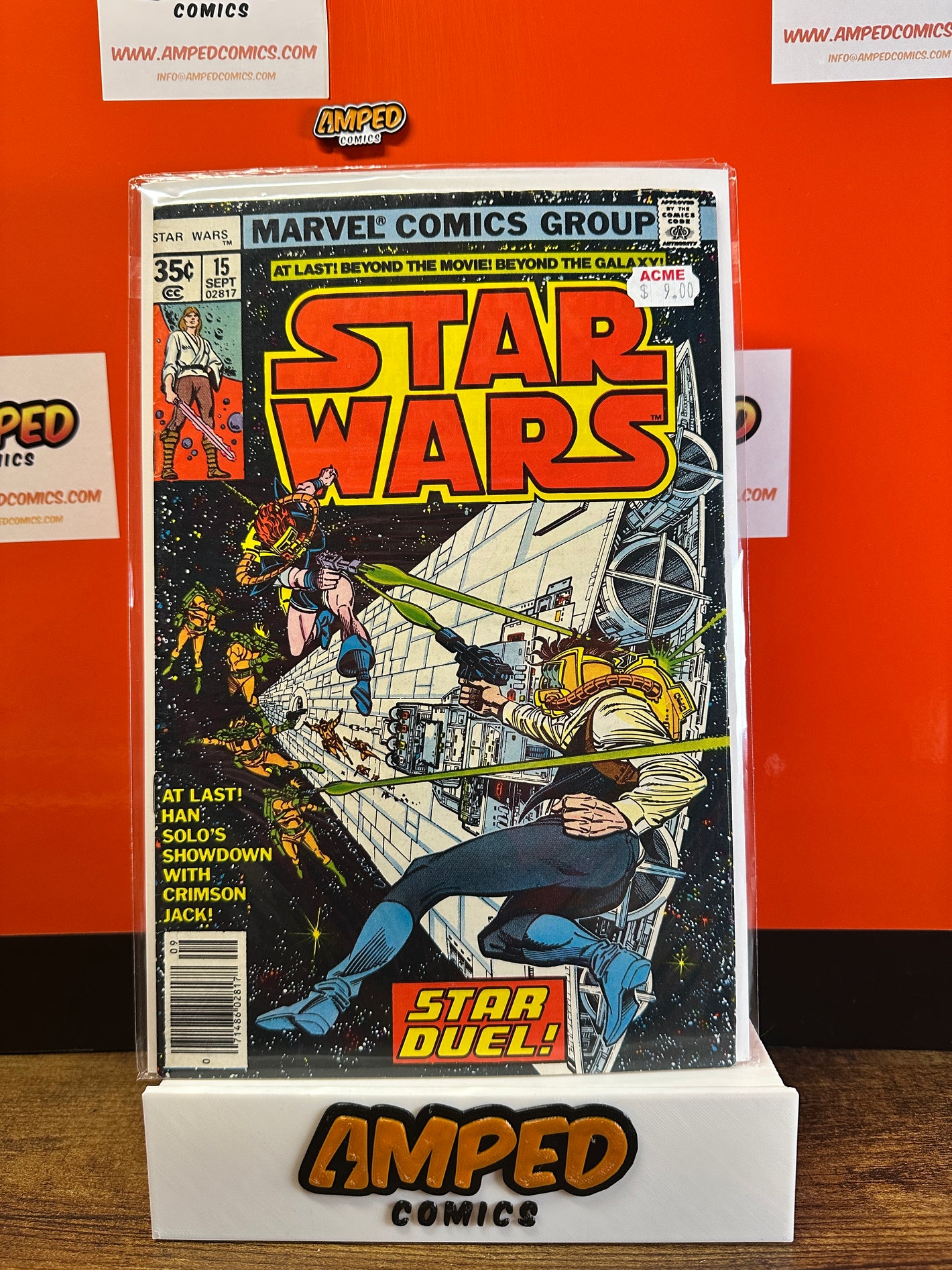 Star Wars 15 Marvel Comics 1978 Han Solo Showdown Crimson Jack