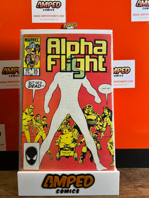 Alpha Flight 25 Marvel Comics Aug 1985 John Byrne Cover