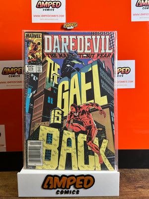 Daredevil 216 Marvel Comics March 1985 The Gael is Back