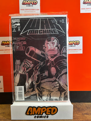 War Machine 1 Marvel 1994 Jim Rhodes Direct Edition SMALL CVR SMUDGE