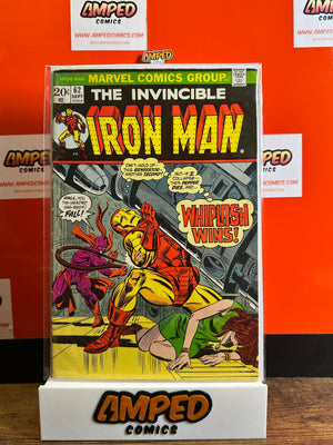 Iron Man 62 Marvel Comics 1973 Whiplash Appearance MID GRADE
